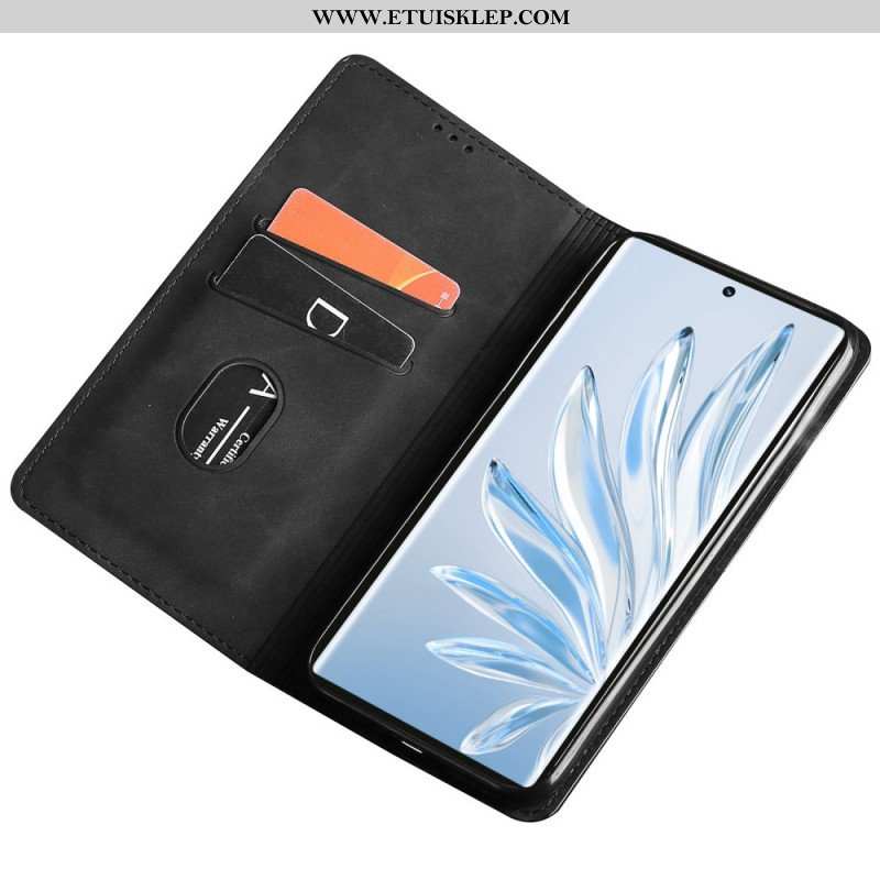 Etui Na Telefon do Honor 70 Etui Folio Dotyk Skóry